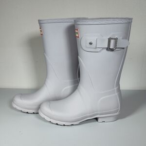 Hunter Women's Original Short Rain Boots in Gray‎ 5